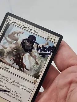 Hundred-Handed One ALTERED SIGNED WORD! (Not by Artist) Theros MTG *CCGHouse* - Image 5