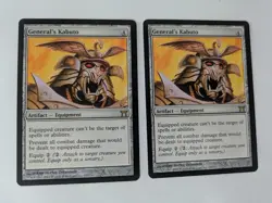 2 General's Kabuto Champions of Kamigawa MTG NM Free shipping&tracking - Image 1