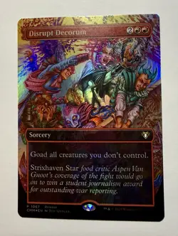 Disrupt Decorum 1067 Foil Launch Party & Release Event Promos MTG NM - Image 1