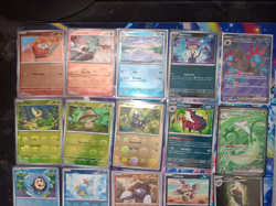 POKEMON OFFICIAL WHITE FLARE BINDER & 1 IR, 2 FA, &13 pokeball cards. - Image 2