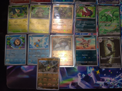 POKEMON OFFICIAL WHITE FLARE BINDER & 1 IR, 2 FA, &13 pokeball cards. - Image 3