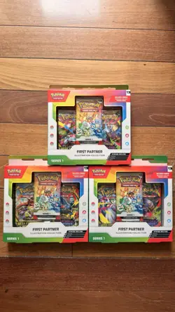 Pokemon Series First Partner Illustration Collection (Series 1) - Image 1