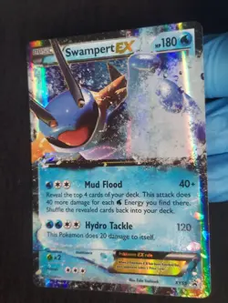 Pokemon 2015 TCG Swampert EX XY55 Holo Black Star Promo - Mint 💎 - Image 2