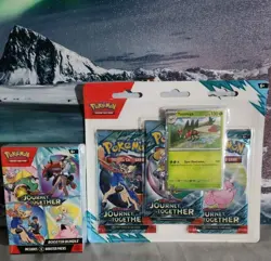 Pokemon TCG Journey Together Booster Bundle And 3 Pack Blister. 9 Packs Sealed - Image 1