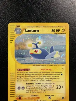 Lanturn Aquapolis H15/H32 Holo Rare Pokemon TCG MP - Image 2