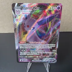 Pokemon TCG Espeon VMAX 065/203 SWSH07: Evolving Skies Ultra Rare Holo NM - Image 1
