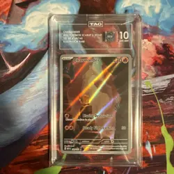 Pokemon Charmander 168/165 151 MEW EN Illustration Rare TAG GEM MINT 10 - Image 3