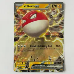Voltorb ex 058/217 Double Rare Ascended Heroes Pokemon Near Mint - Image 1