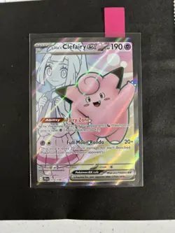 Pokemon Lillie's Clefairy ex 173/159 Journey Together Ultra Rare - Image 1