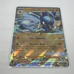 Lucario EX 051/131 Pokemon TCG Double Rare Prismatic Evolutions NM/M - Image 1