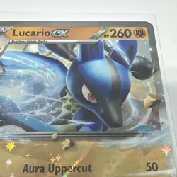 Lucario EX 051/131 Pokemon TCG Double Rare Prismatic Evolutions NM/M - Image 5