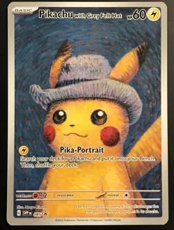 Pikachu with Grey Felt Hat - Van Gogh Promo SVP 085 POKEMON - NM/M #2 - Image 1