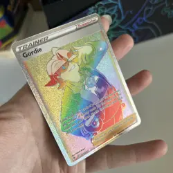 Pokemon TCG Gordie Evolving Skies 223/203 Holo Secret Rare Near Mint Condition - Image 3