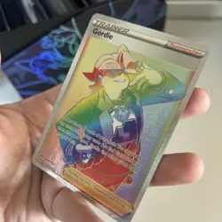 Pokemon TCG Gordie Evolving Skies 223/203 Holo Secret Rare Near Mint Condition - Image 5