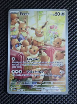 Eevee 188/167 Illustration Rare Twilight Masquerade Pokemon - Image 1