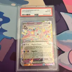 2024 POKEMON SSP EN-SURGING SPARKS #086 SYLVEON EX PSA 8 - Image 1