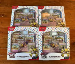 4x POKEMON Scarlet & Violet 151: Alakazam ex Collection Box (NEW/SEALED) - Image 1
