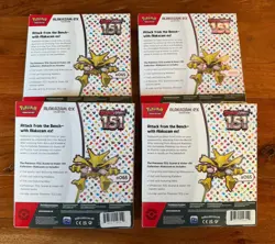 4x POKEMON Scarlet & Violet 151: Alakazam ex Collection Box (NEW/SEALED) - Image 2