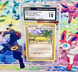 2006 Pokemon Pop Series 3 - High Pressure System #10/17 - CGC Gem Mint 10 - PSA - Image 1