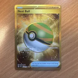 Nest Ball 255/198 Scarlet & Violet Pokemon Hyper Rare Near Mint - Image 1