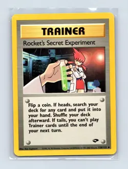 Rocket's Secret Experiment 120/132 Uncommon Gym Challenge Pokemon Unlimited LP - Image 1