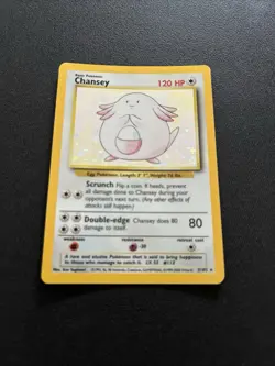 3/102 Chansey, Vintage Holo Pokemon, 1999-2000 4th Print Limited - Image 2