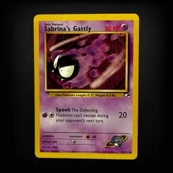 Pokemon TCG Gym Heroes Sabrina's Gastly #093/132 Common LP - Image 1