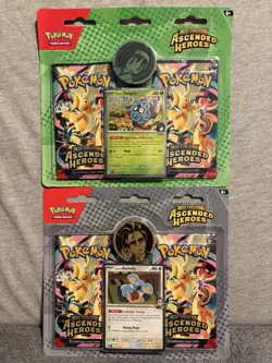 Set of 2 Pokemon Ascended Heroes ME2.5 Erika & Larry 2 Pk Blisters -Ready 2 Ship - Image 1