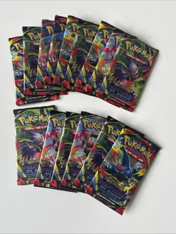 Pokemon TCG Mega Evolution Phantasmal Flames Booster Pack Lot of 15 - Image 2