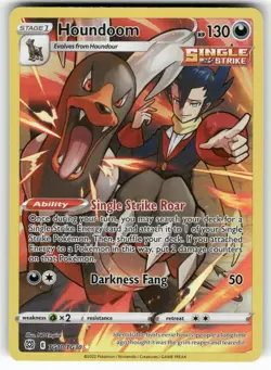 Houndoom TG10/TG30 Holo Brilliant Stars Trainer Gallery Pokemon NM - Image 1