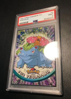 Venusaur #03 | 1999 Topps T.V. | PSA 9 Mint | englisch | Bisaflor | Pokemon - Image 4
