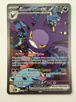 Team Rocket's Crobat EX Pokemon - Image 3