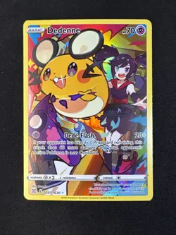 Dedenne TG07/TG30 Swsh09: Brilliant Stars Trainer Gallery Holo Pokemon - Image 1