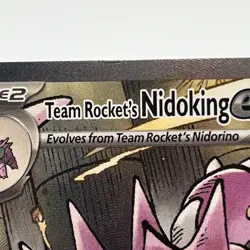 Pokemon Team Rocket's Nidoking EX 233/182 SV10 Destined Rivals Rare Holo 330HP … - Image 2