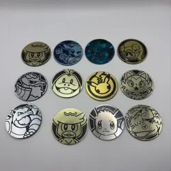 Pokemon TCG Coin Bundle (12 Coins) – Official Game Coins – large size - Image 1