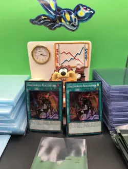 2X Unauthorized Reactivation SR10-EN041 Super Rare 1st Edition Yugioh - Image 1