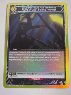 Squadron-Style Ace Technique FOIL R Yellow- Kaiju No. 8 UE12BT - Union Arena - Image 1