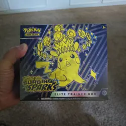 Pokemon TCG Scarlet & Violet Surging Sparks Pokemon Sealed Elite Trainer Box ETB - Image 1