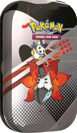 Pokemon TCG: Scarlet & Violet 10.5: Unova Mini Tin Volcarona & Emolga - Image 1