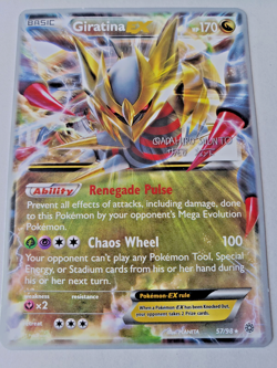 Pokemon Giratina EX HOLO Ultra Rare XY - Ancient Origins 57/98 LP - Image 1