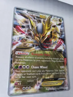 Pokemon Giratina EX HOLO Ultra Rare XY - Ancient Origins 57/98 LP - Image 3
