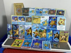 Pokemon Staryu Lot Pokemon Lot of 28 Cards and Stickers Staryu Mixed Pokemon Lot - Image 2