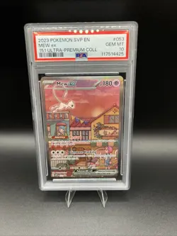 PSA 10 Gem Mint 2023 Pokemon SVP-EN Mew ex #053 151 Ultra-Premium Collection - Image 1