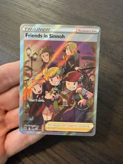 Friends in Sinnoh 149/159 Ultra Rare Crown Zenith Pokemon Card - Image 1