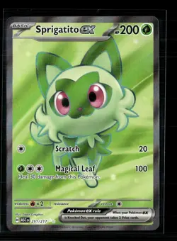 Pokemon 2026 Mega Evolution – Ascended Heroes Sprigatito EX SAR #251/217 - Image 1
