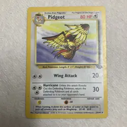 Pokemon TCG Pidgeot #24/64 Jungle Unlimited Non Holo Rare 1999 WOTC VTG LP - Image 1
