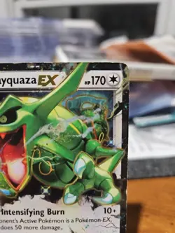 Pokemon TCG Rayquaza EX Roaring Skies Holo Ultra Rare Card 75/108 - Image 3
