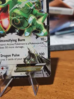 Pokemon TCG Rayquaza EX Roaring Skies Holo Ultra Rare Card 75/108 - Image 4