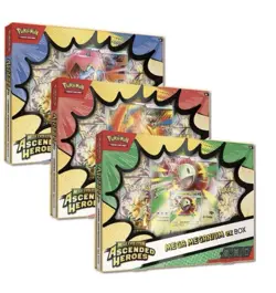 Pokemon Mega Evolution Ascended Heroes Ex Box Set of 3 Factory Sealed - Image 1