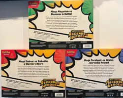 Pokemon Mega Evolution Ascended Heroes Ex Box Set of 3 Factory Sealed - Image 3